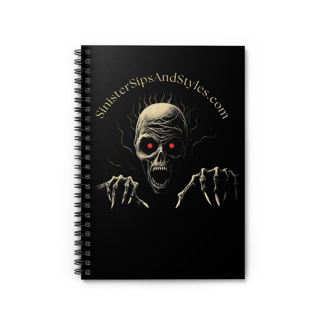 Sinister Logo - Spiral Notebook - Ruled Line