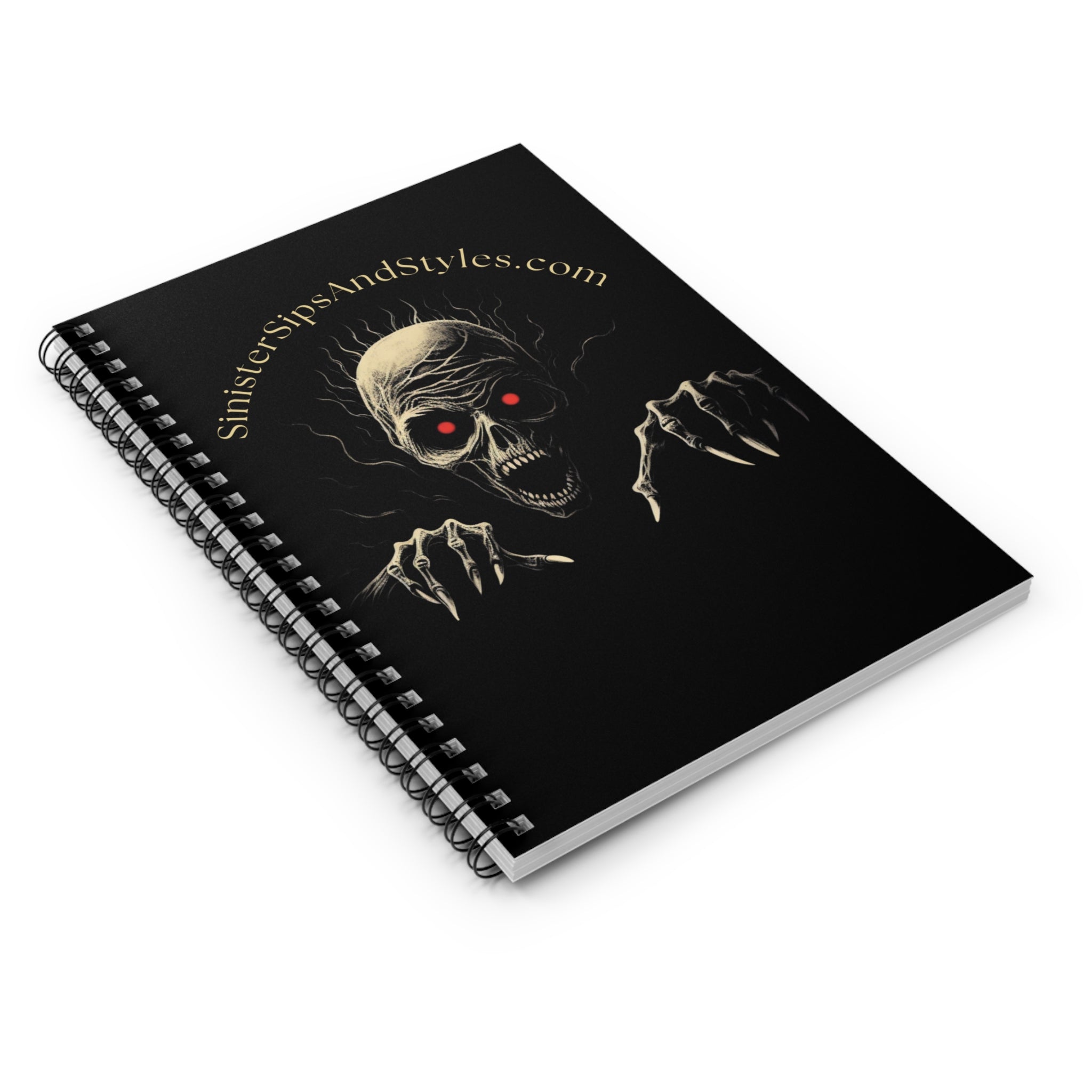 Sinister Logo - Spiral Notebook - Ruled Line