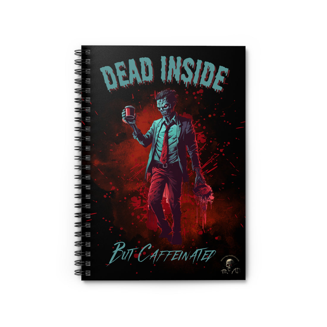 Dead Inside Logo - Spiral Notebook - Ruled Line